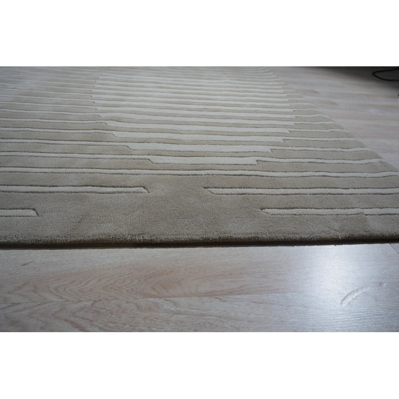 Hand Tufted Wool Area Rug, 6' x 9'
