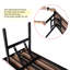 Banc de jardin en acier thermolaqué-192852204-253658777