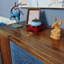 Armoire console en bois de camphre massif