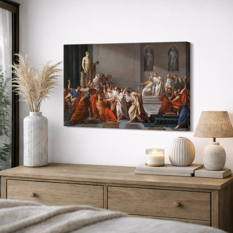 Scène historique classique, photos de salon, impression sur toile encadrée, H 12 po x l 18 po, Toile tendue