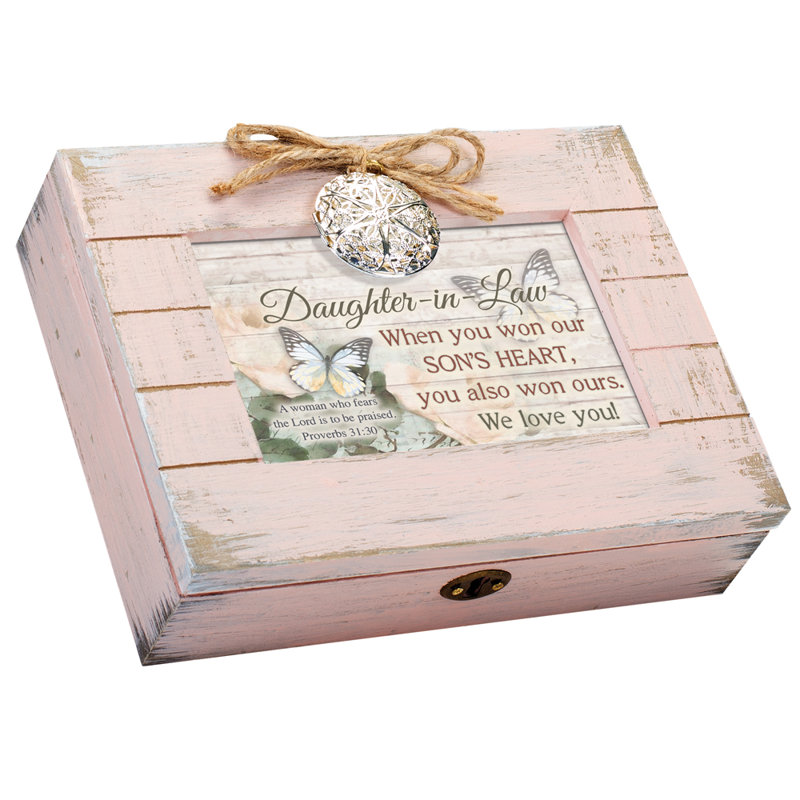 Ahsley Wooden and Metal Memory Box