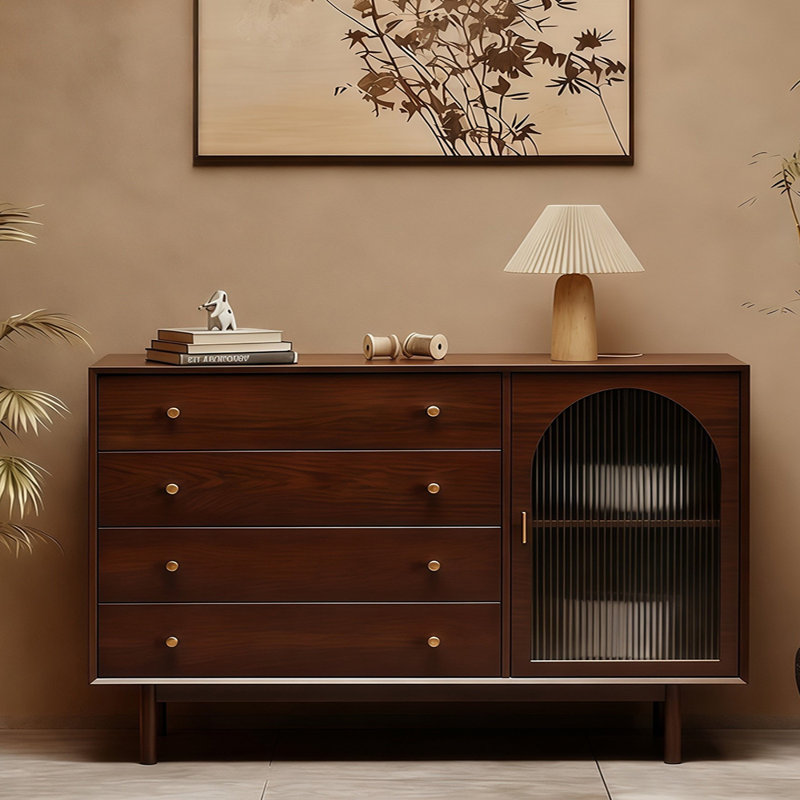 Buffet rétro de style français, H 35,4 po x l 63 po x P 15,7 po