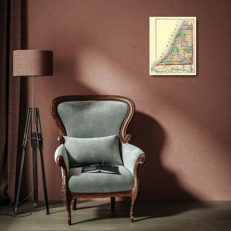 Toile tendue sur toile Williston Forge, art mural: Berrien Michigan, Walling 1873, H 18 po x l 15 po