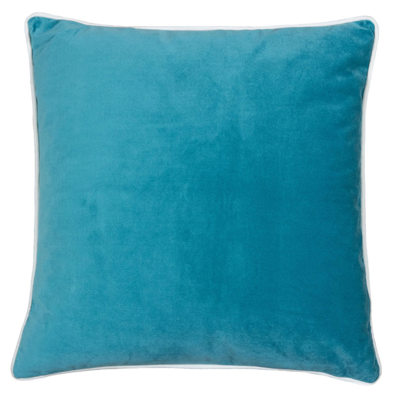 Claudira Square Pillow Cover & Insert, Turquoise