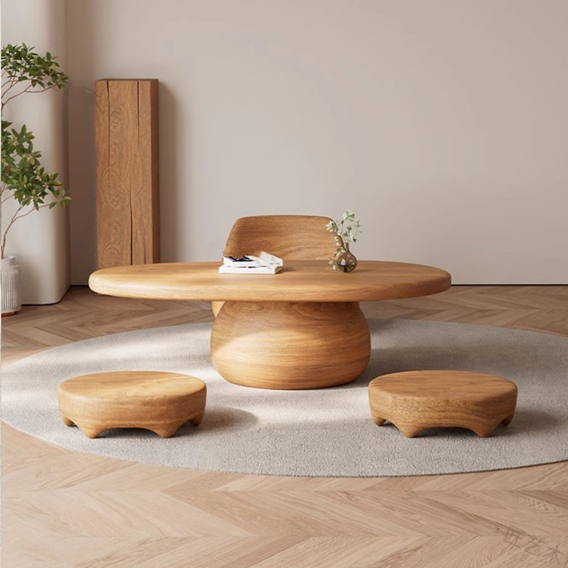 Table basse de style rétro, Bois original