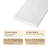 21 inch Pure White Engineered Stone Vanity Side Splash