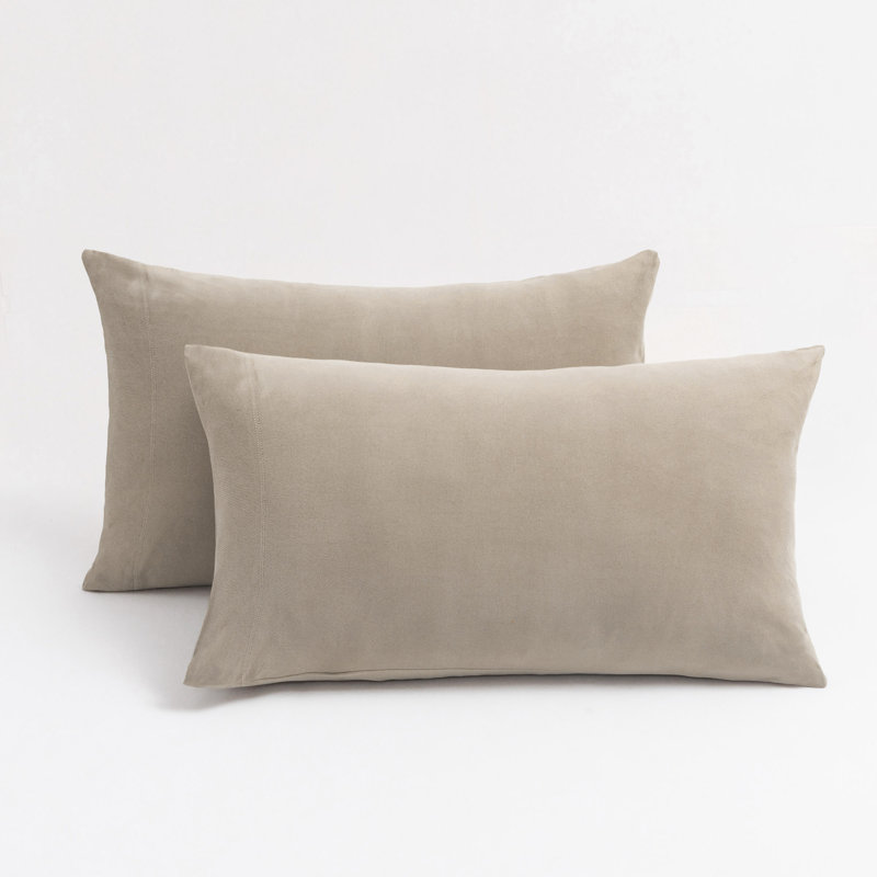 Housse de coussin Barossa, Taie d'oreiller très grande, Taupe