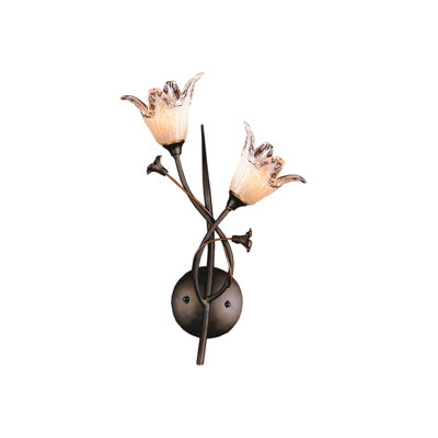 Fioritura 16'' High 2-Light Sconce - Aged Bronze