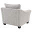 Chaise rembourrée Rajrani Boucle gris clair