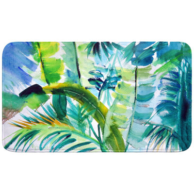 Tapis de bain Jungle Greens