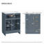 Meuble-lavabo 24 po avec lavabo en céramique intégré-647265947