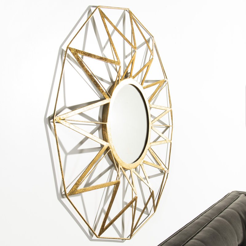 Maelys Metal Flat Wall Mirror