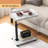 Adjustable C-Shaped Side Table With 360° Swivel And Wheels, Lightweight End Table For Sofa, Bedside, Living Room, And Small Spaces