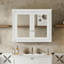 Armoire murale Straitson avec 2 miroirs et 2 tablettes réglables-1613755135