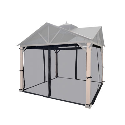 APEX GARDEN 10' x 10' Gazebo Mosquito Netting for The Style Selections Gazebo Model #TPGAZ2307