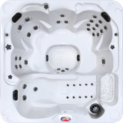 Spa carré en acrylique à 40 jets pour 6 personnes avec ozoniseur American Spas