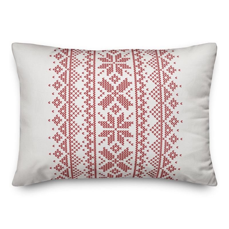 Coussin Knit Snowflakes