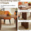 Table de salle à manger rectangulaire moderne en bois-1417949050