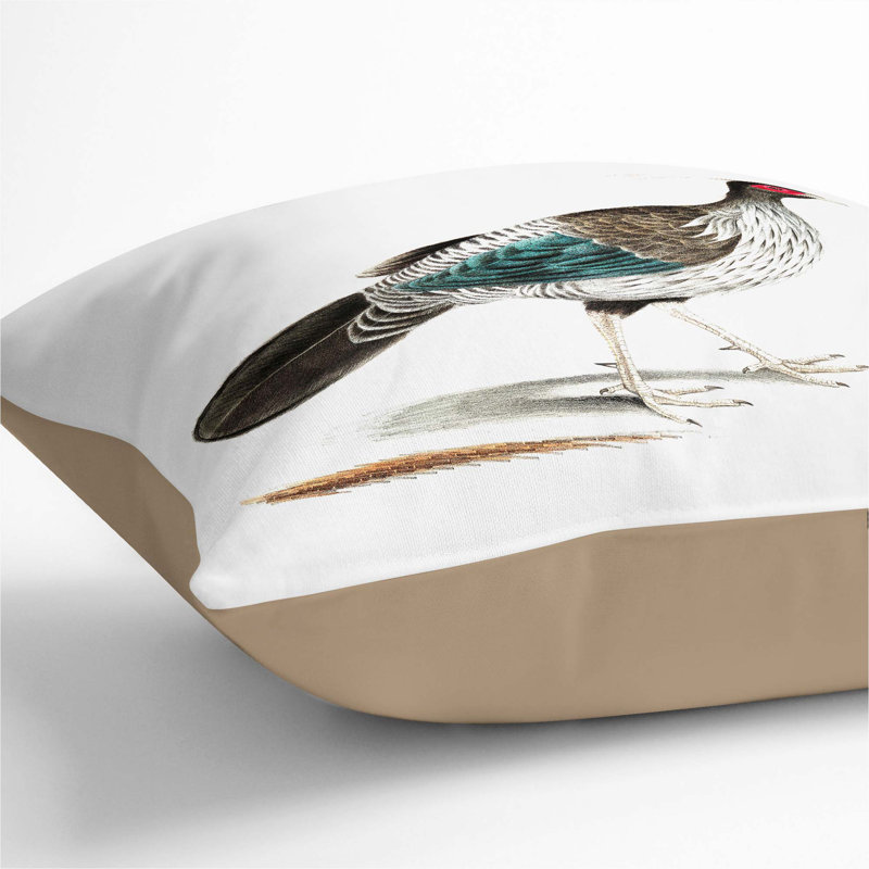 Square Throw Cushion, Stone, 40cm H x 40cm W x 15cm D