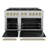 ZLINE Autograph Edition 48 in. Classic Dual Fuel Satin Steel Range w/ Accents-106888335
