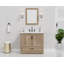 Meuble-lavabo simple 36 po avec comptoir en marbre, évier et dosseret Retford pré-assemblé-1748392087