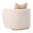 Ariana Velvet Barrel Accent Chair - Beige-107283168