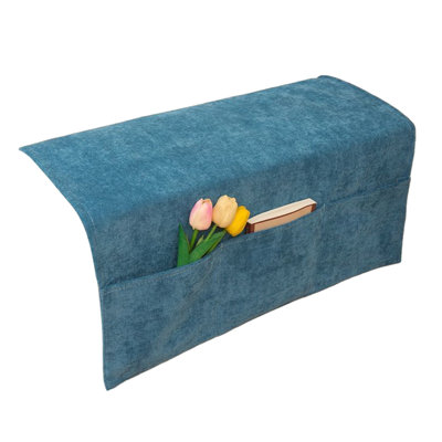 Sofa Slipcovers Couch Arm Covers,Pet Armchair Slipcover For Couch With 3 Pockets For TV Remote Control，Non-Slip Sofa Arm Covers Washable Sofa Armrests Covers For Living Room