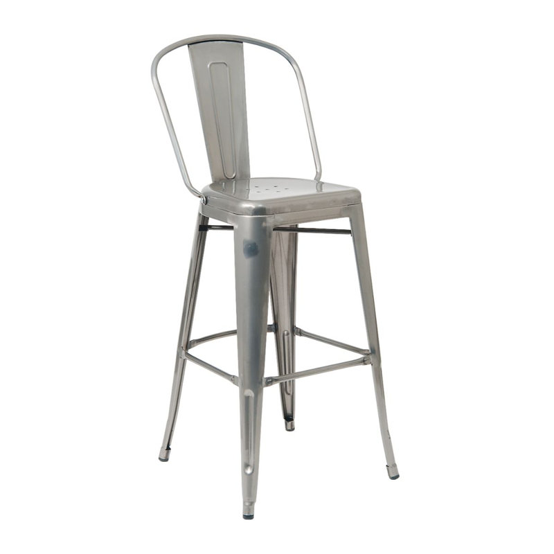 Tabouret de bar 30 po, Couche transparente