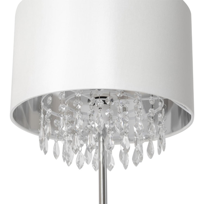 Lambdin 145cm Traditional Floor Lamp Set, Off White