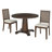 Grimball 4 - Person Pedestal Dining Set