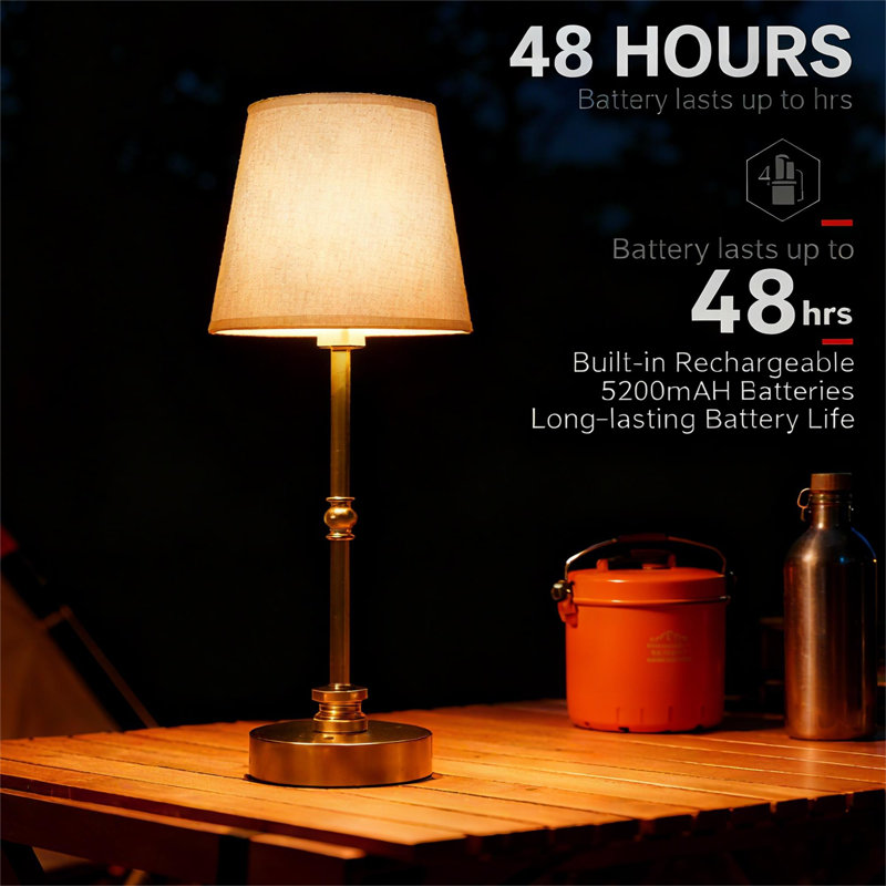 Lampe de bureau à pile rechargeable 5200mah