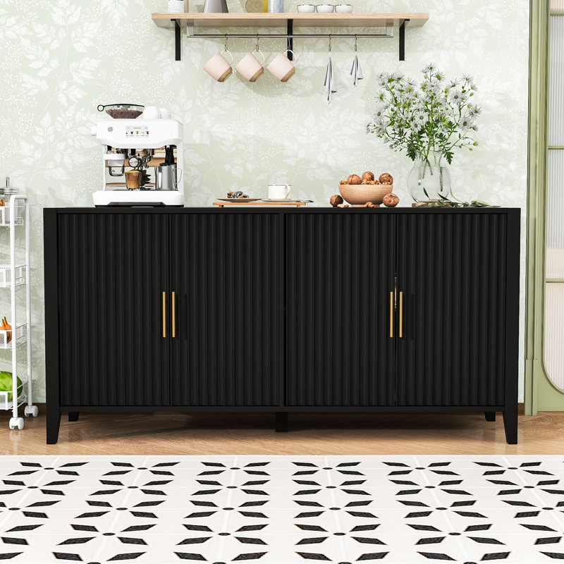 Sideboard with Storage Cabinet and Shelves