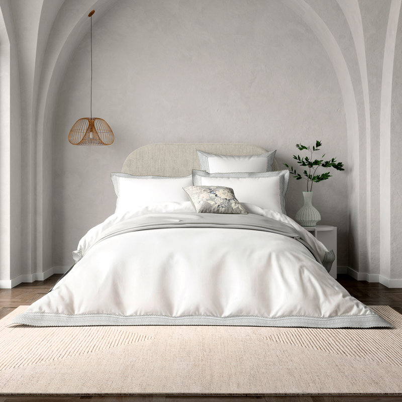 Astrid Cotton Duvet Cover Set, King Size Duvet Cover + 2 Pillowcases