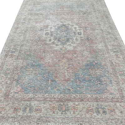Hand Woven Wool Floral Area Rug
