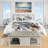 Vintage Beige Minimalism Floral Blossums Coastal No Duvet Cover-94672654