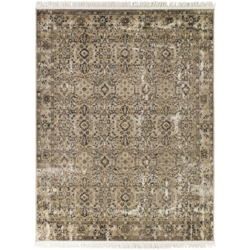 Tapis oriental brun Somerton, 5 pi 3 po x 7 pi