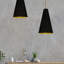 Luminaire suspendu conique à 1 lumière Ambrosio-1240222411-1240222412-1240222414