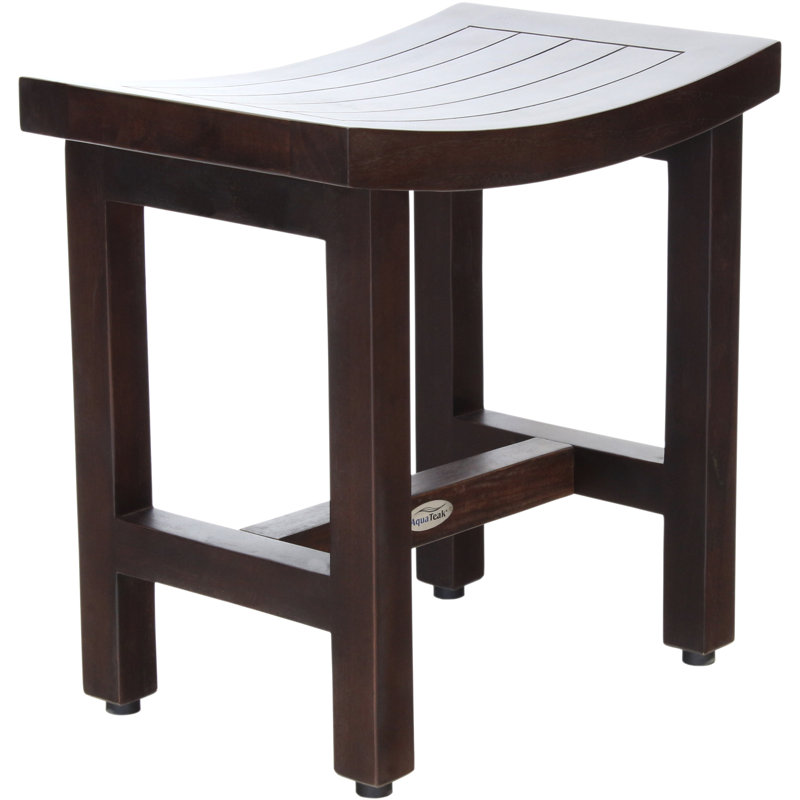 Sumba Lotus 18" W Teak Shower Bench