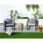 Nyjae 2 - Person Patio Conversation Set with Cushions