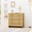 Commode en rotin à 4 tiroirs Vansant