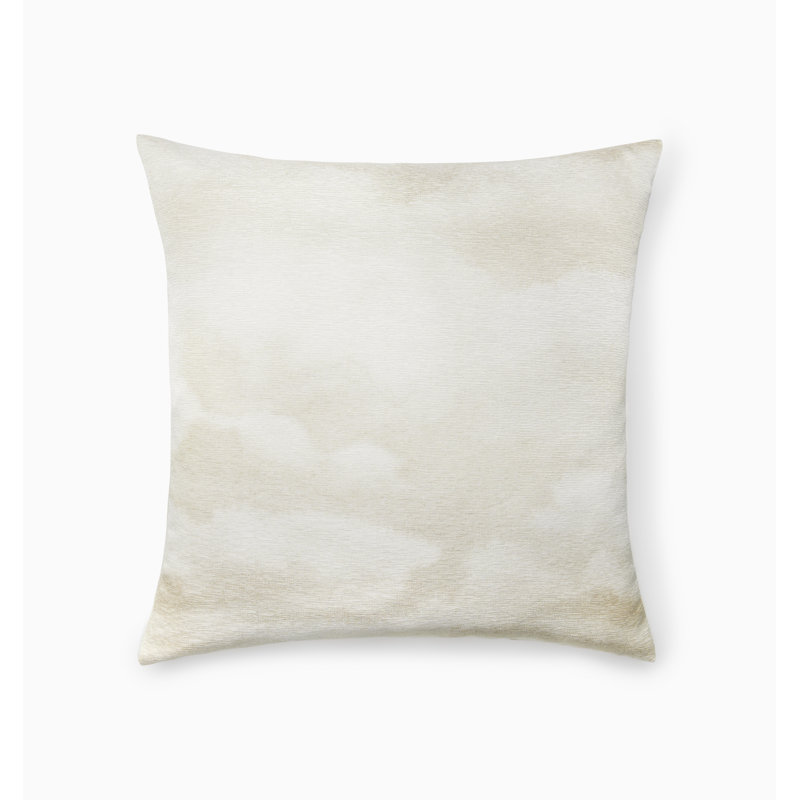Nebbia Square Pillow Cover & Insert, Sand