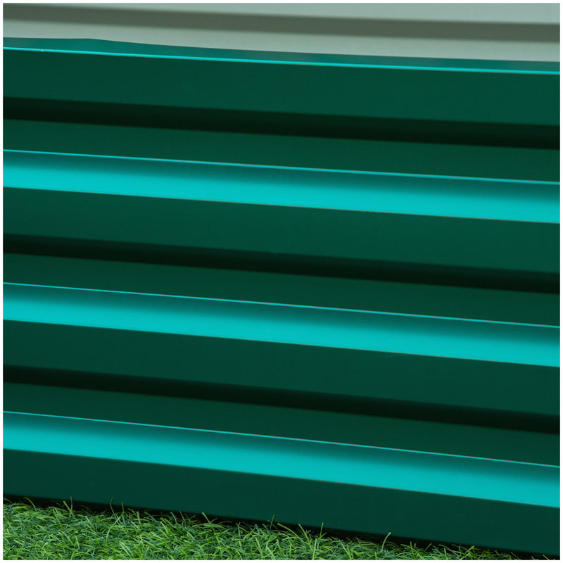 Lit surélevé pour jardin Outsunny, Vert