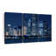 Ensemble de 3 pièces sur toile Bright Downtown Chicago-295308547