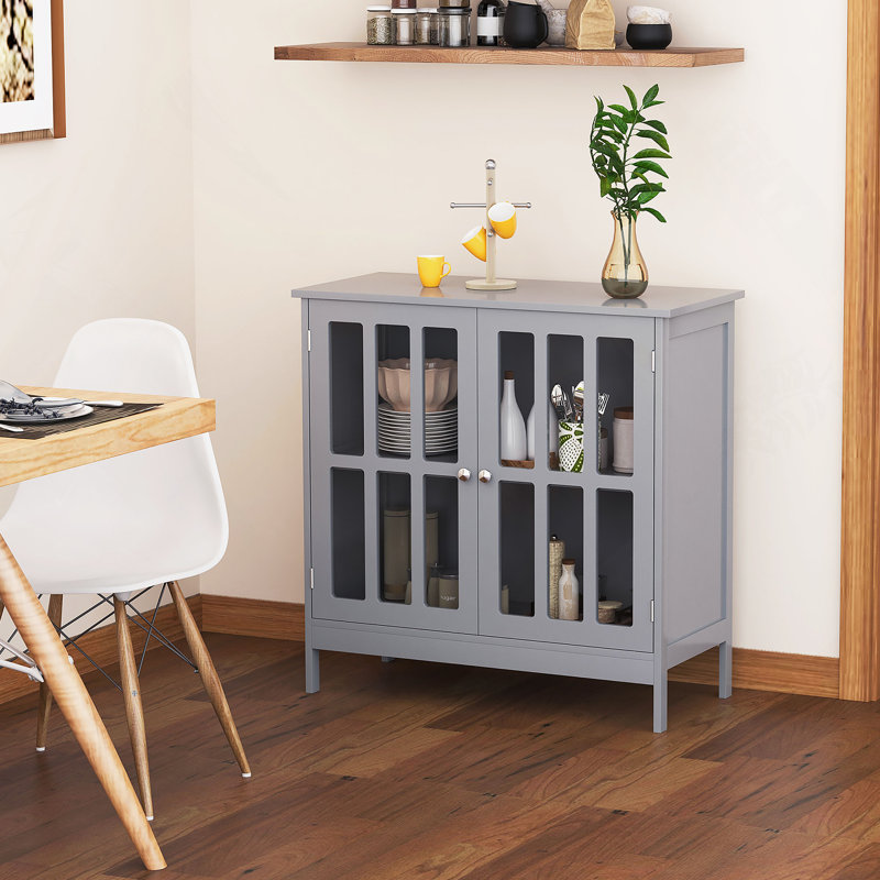 Armoire d'appoint polyvalente et pratique avec plusieurs compartiments de rangement pour des espaces de vie organisés et élégants