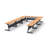14 Person Training Meeting Seminar Tables Set