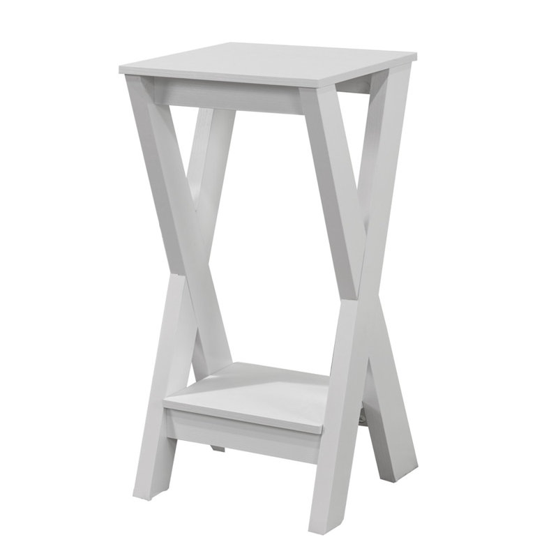 Support à plante Dixie, blanc, Blanc