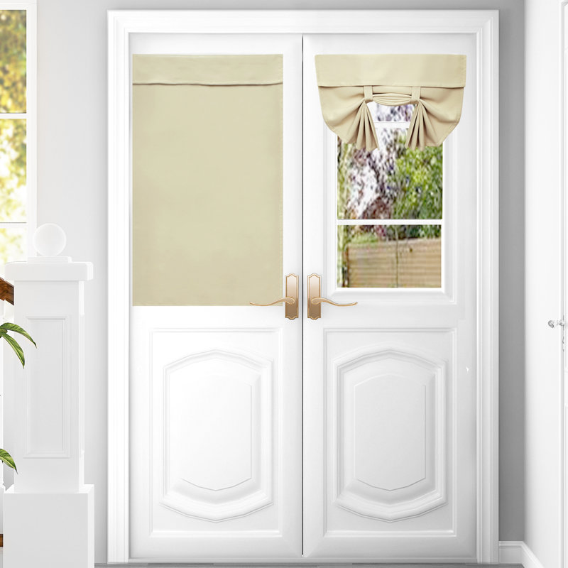 Panneau de rideau occultant en polyester Jaseir, Beige, L 26 po x L 66 po