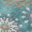 Tapis bleu sarcelle lavable à la machine Premium Prisco-2124843058