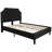 Aluino Arched Button Tufted Upholstered Platform Bed Frame - No Box Spring Required-395099099-395099097
