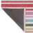 Multi-Colored Stripe Patterned Modern Decorative Rug-330156881